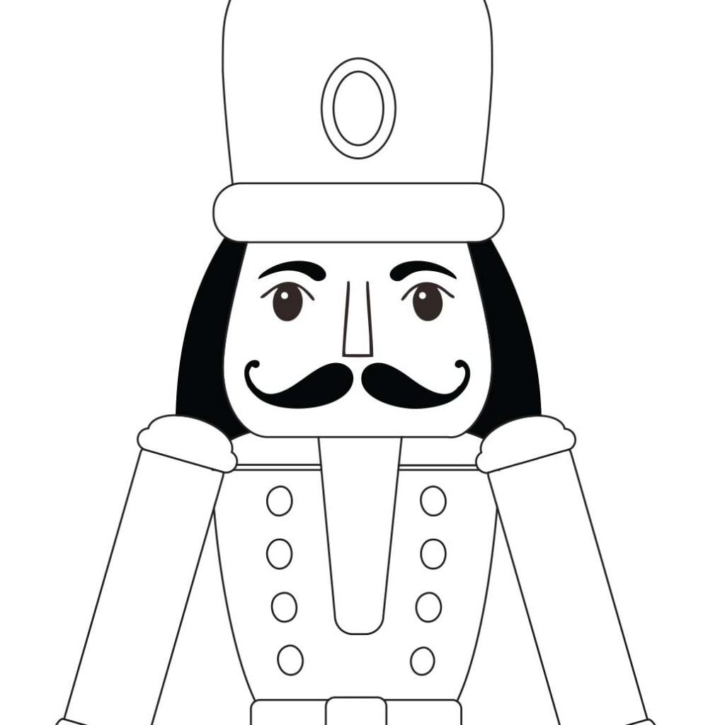 free printable nutcracker face template