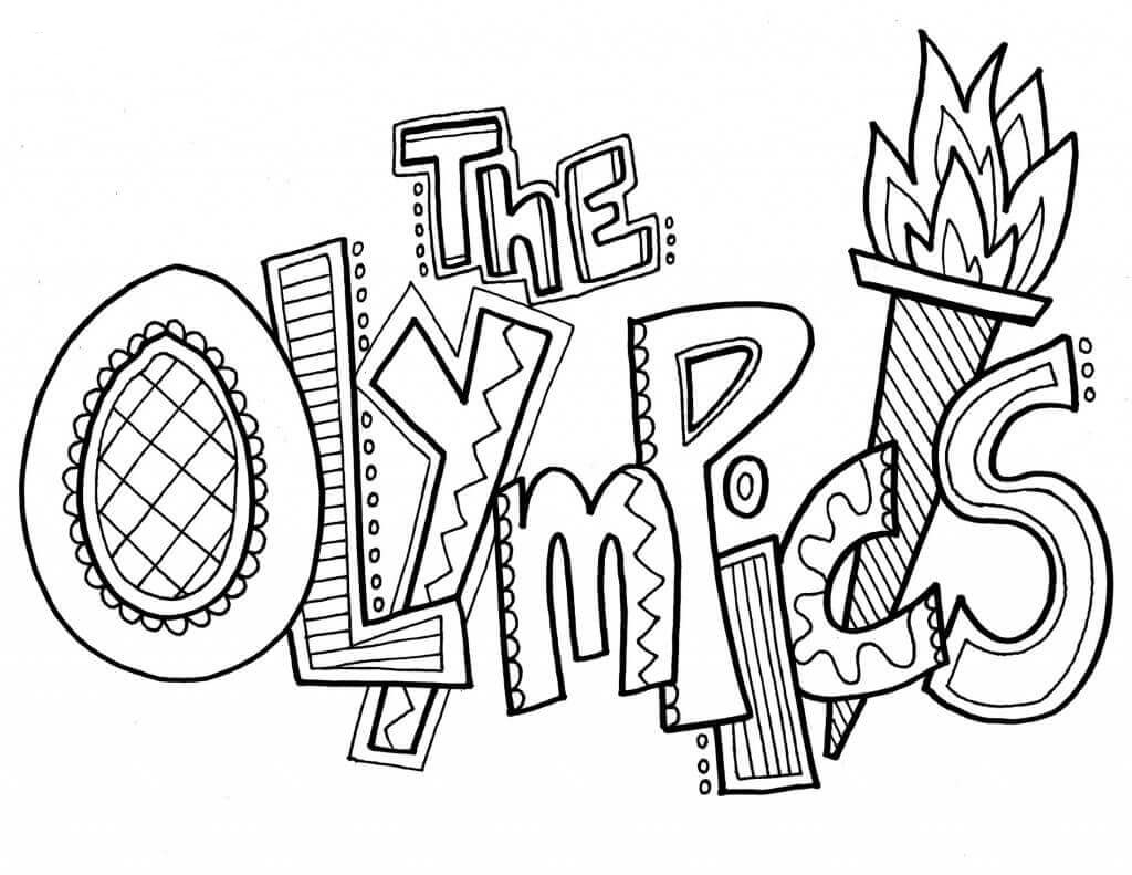 Printable Olympic Coloring Pages Olympic Rings Coloring Page My XXX 