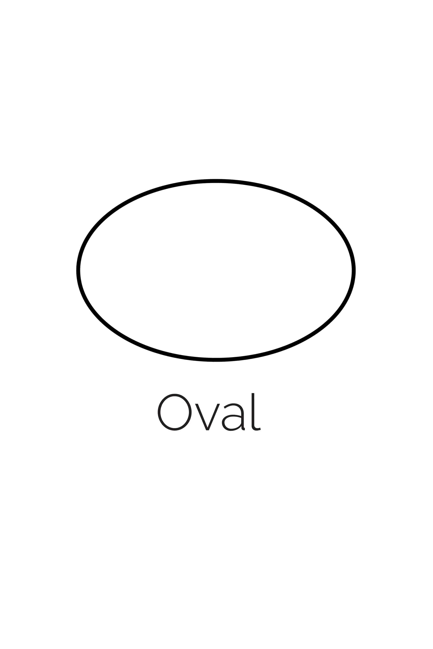oval printable template