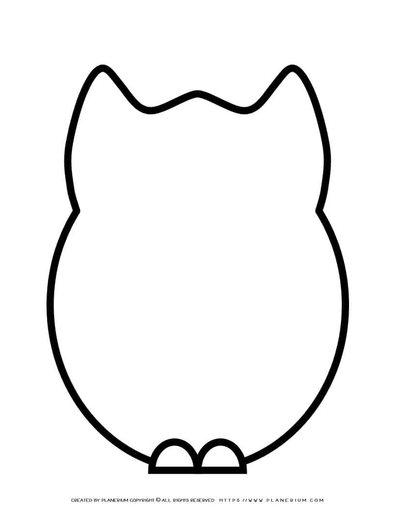 Printable Owl Outline Template Free Printable