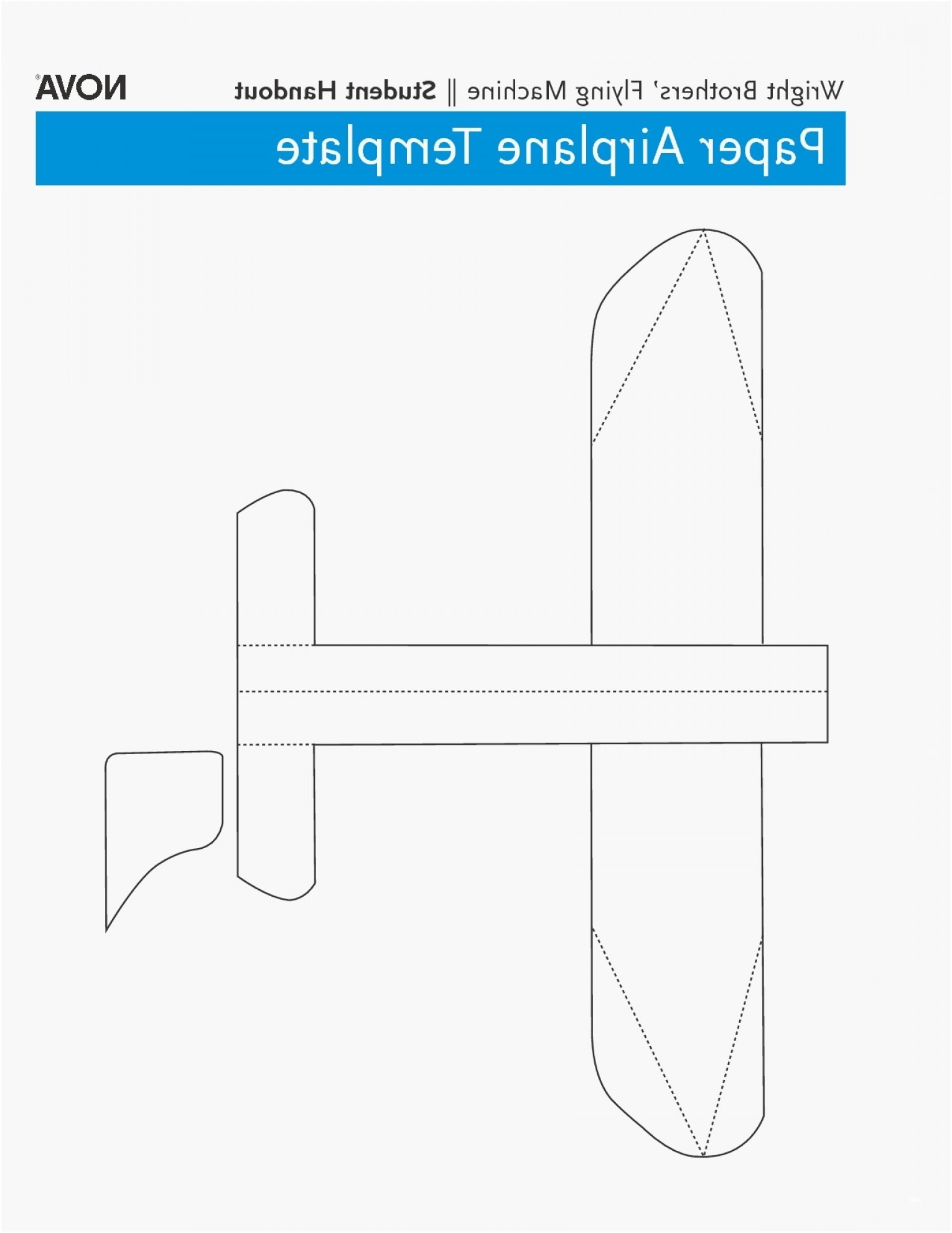 Printable Paper Airplane Template Awesome Paper Airpl Vrogue co