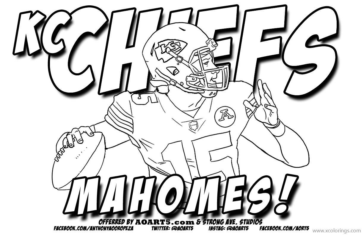Printable Patrick Mahomes Coloring Pages Printable New Year Banners