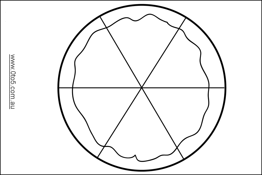 Printable Pizza Template