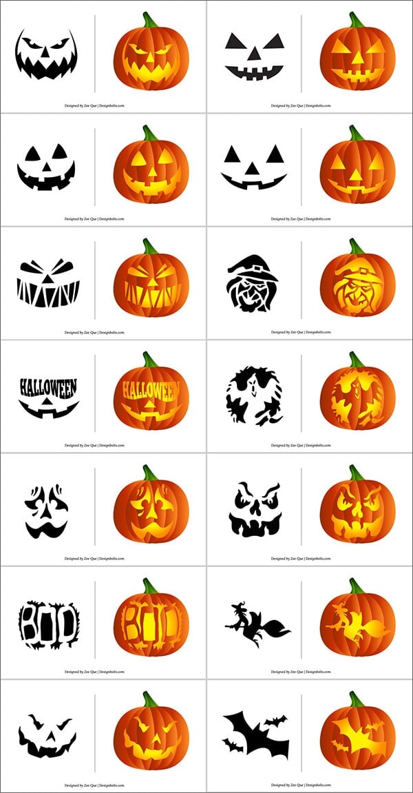 printable pumpkin carving patterns