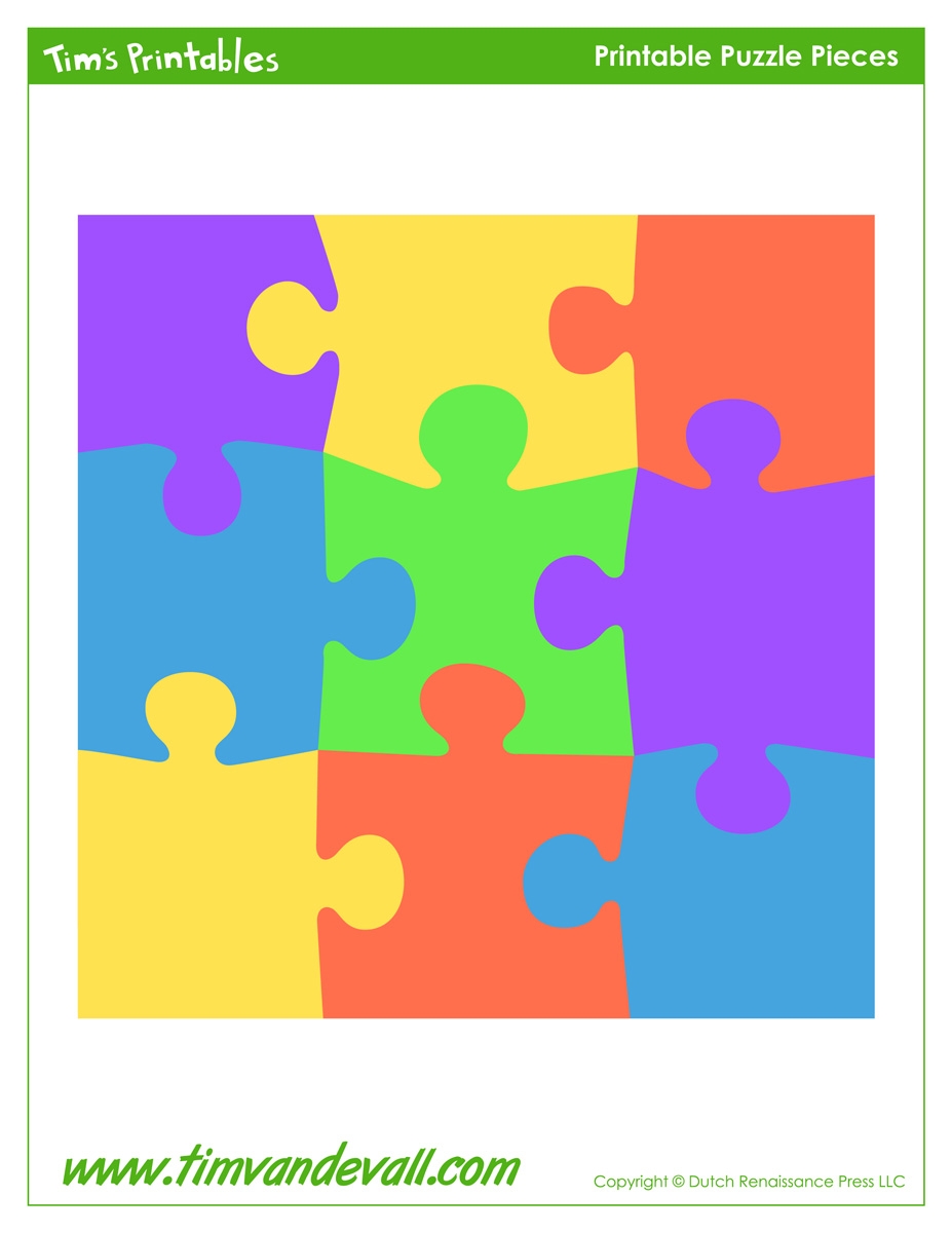 Printable Puzzle Piece Stickers Tim 39 s Printables
