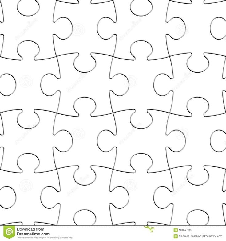 Printable Puzzle Template 8 5 X 11