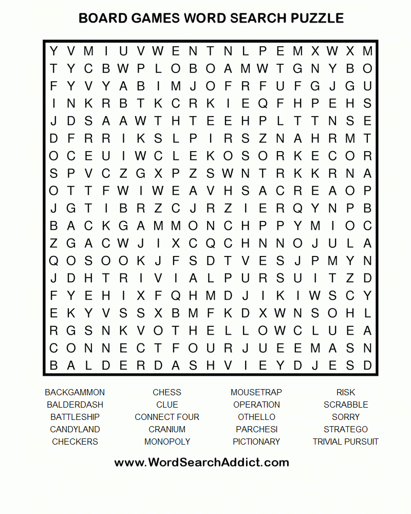 Printable Puzzles Games For Adults Printable Crossword Puzzles