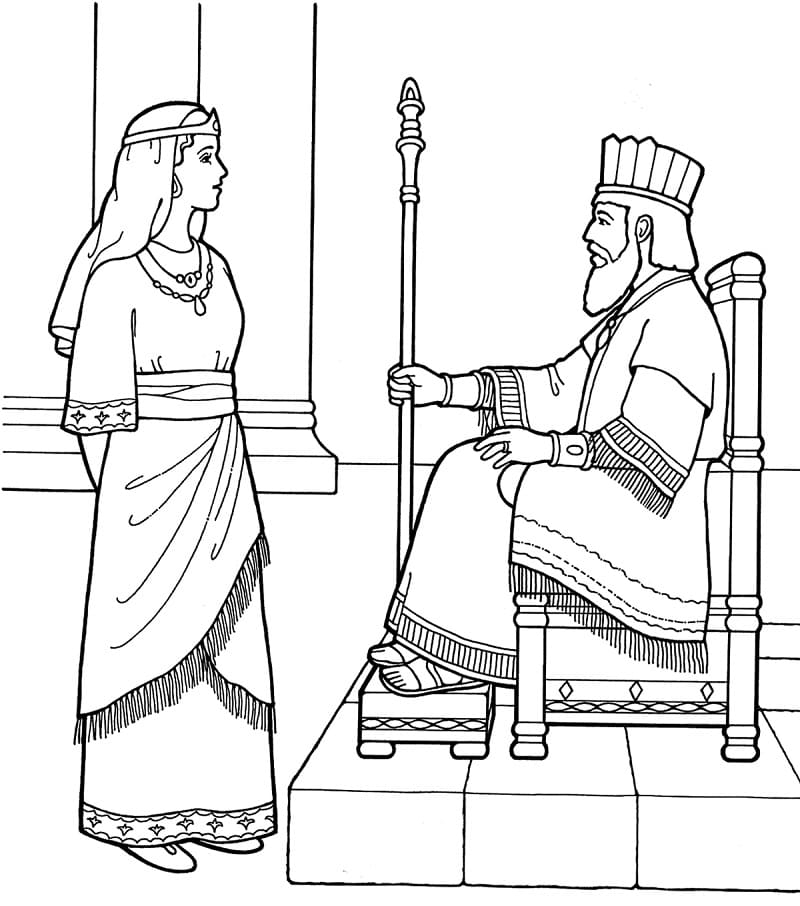 Printable Queen Esther Coloring Page Free Printable Coloring Pages 