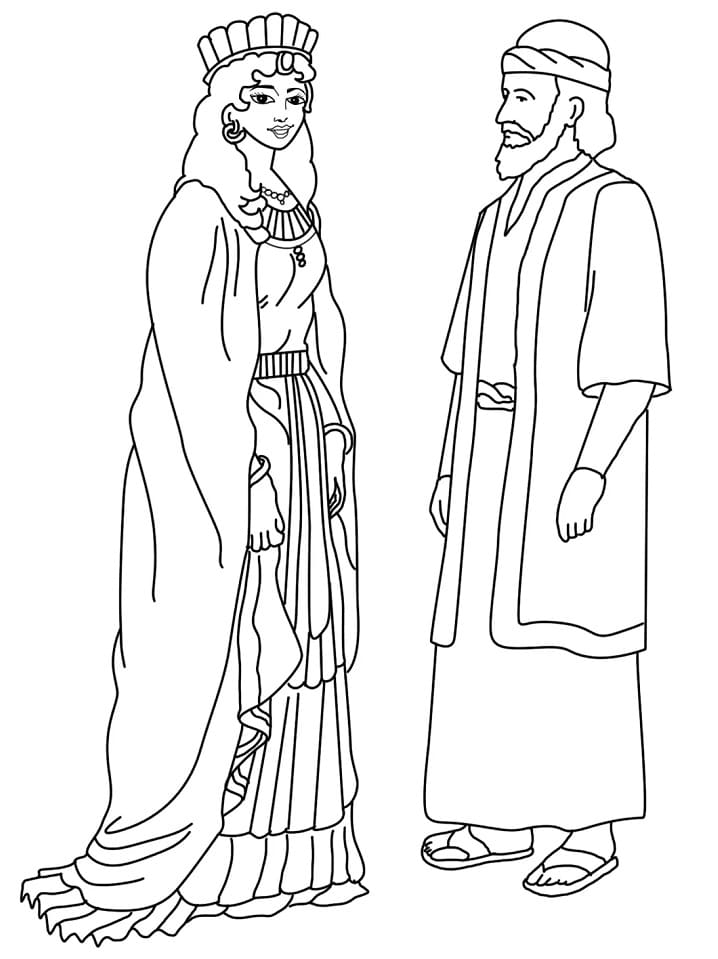 Printable Queen Esther Coloring Page Free Printable Coloring Pages 