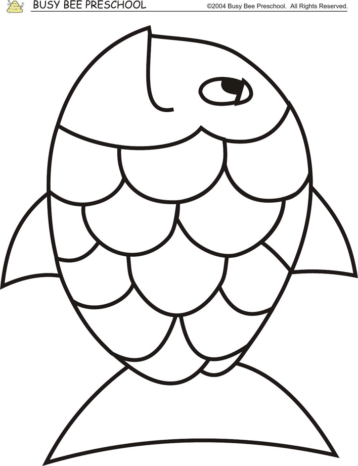 Printable Rainbow Fish Craft Printable Word Searches