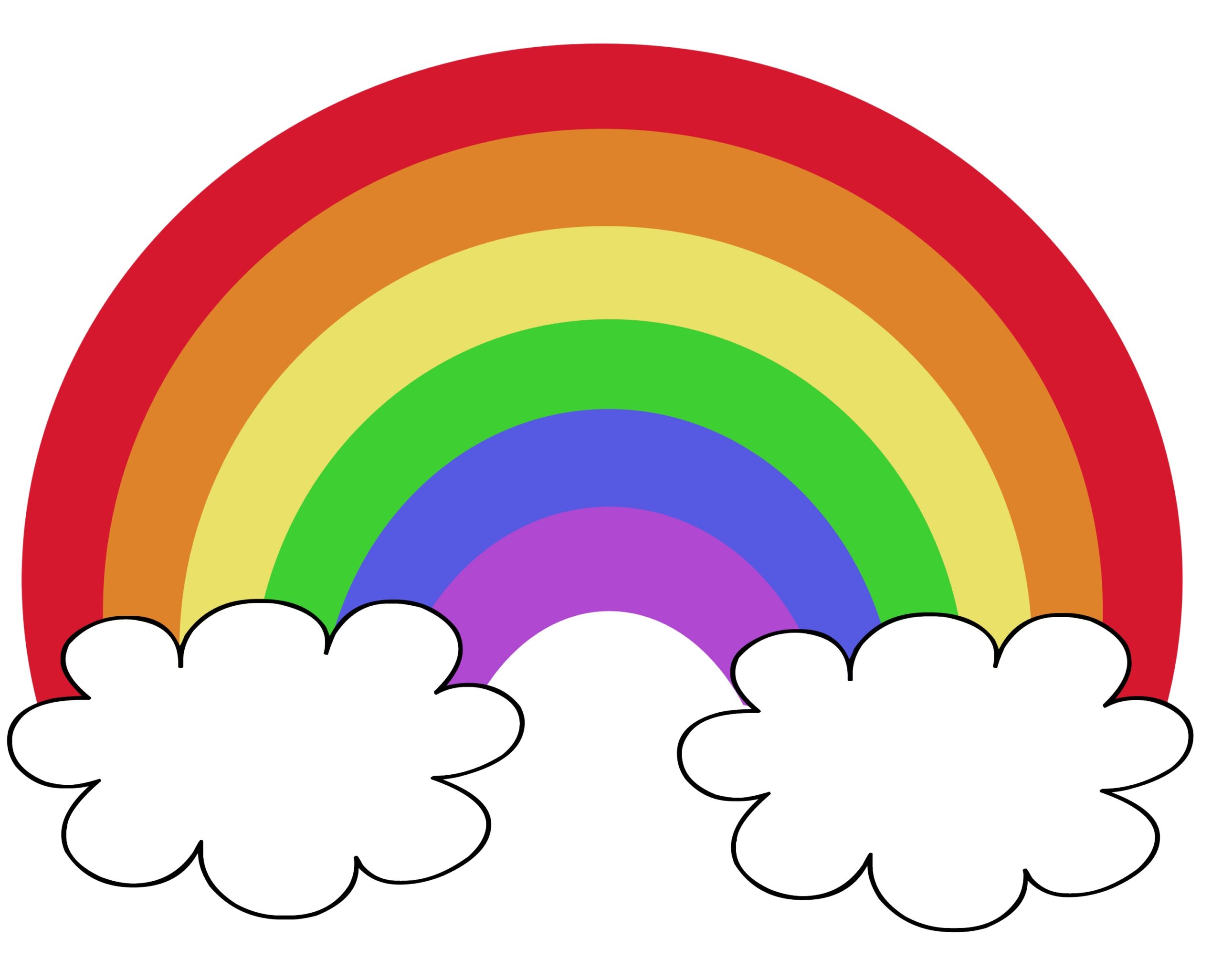 Printable Rainbows Printable Calendars AT A GLANCE