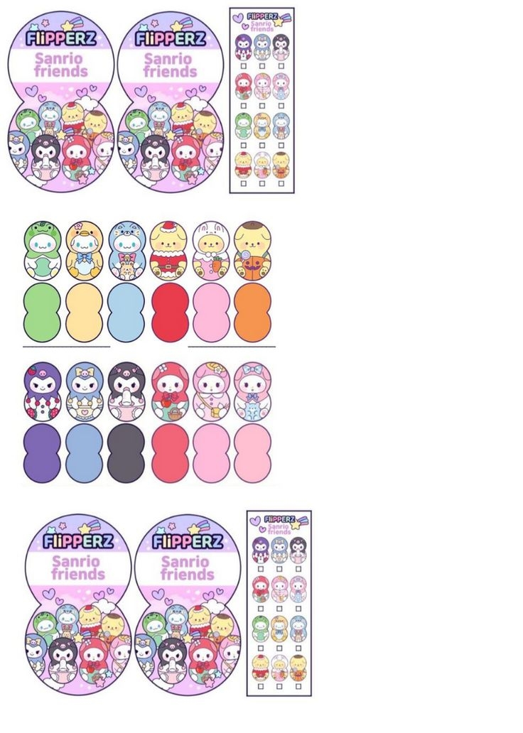 Printable Sanrio Blind Bag Template Free Printable Templates