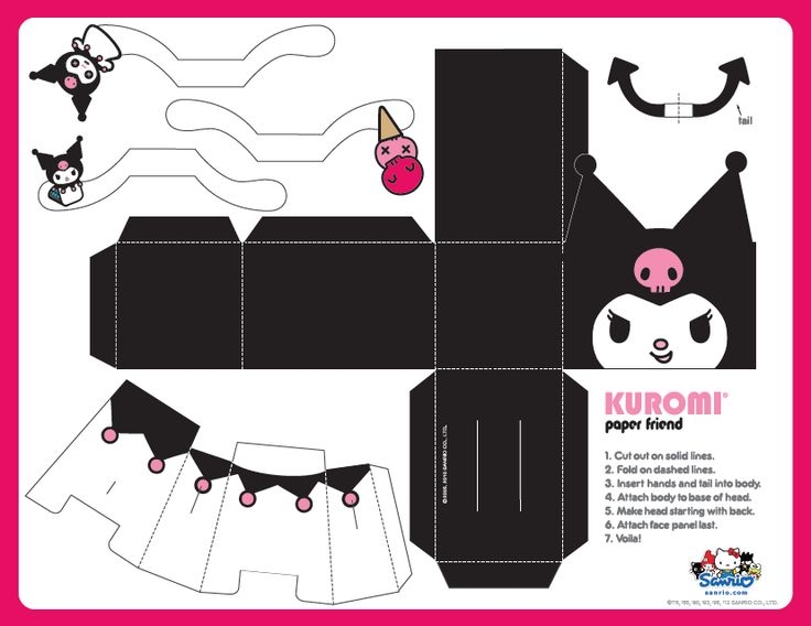 Printable Sanrio Craft Printable New Year Banners