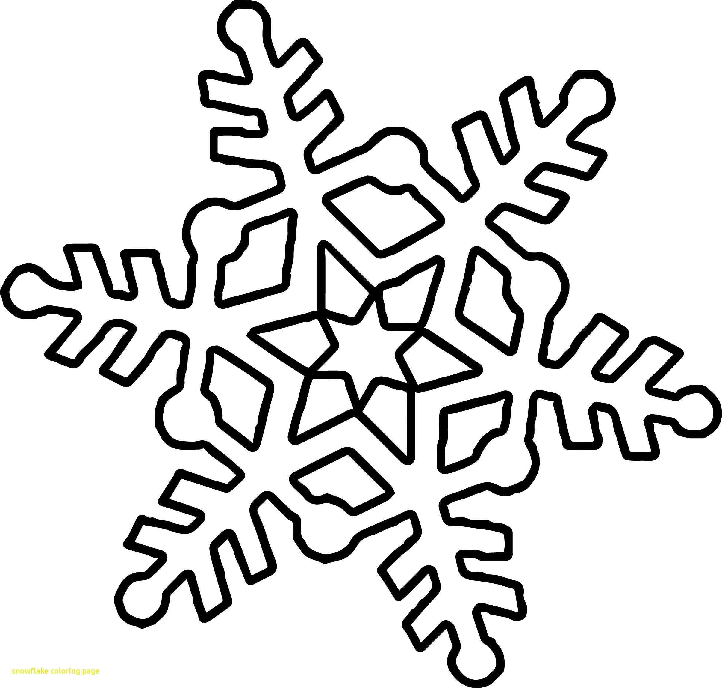 free printable snowflake drawing