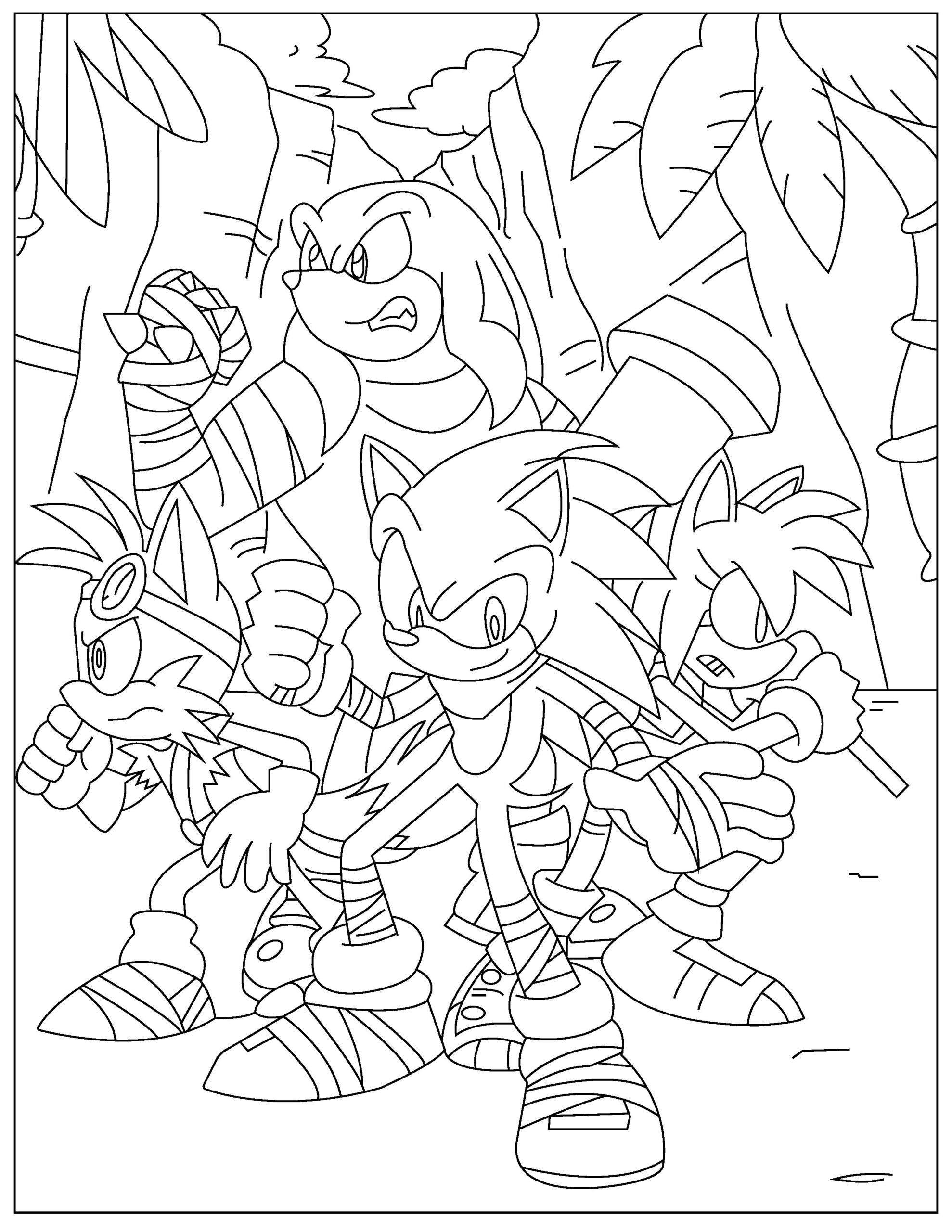 Printable Sonic Coloring Sheets Prntbl concejomunicipaldechinu gov co