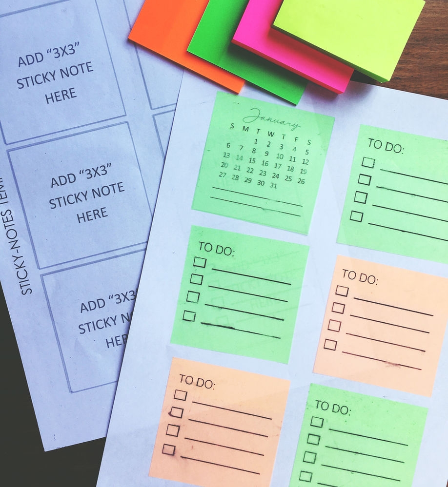 notes printable template