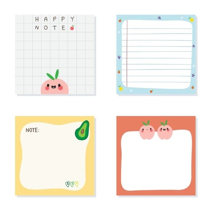 Printable Sticky Notes Template PARAHYENA