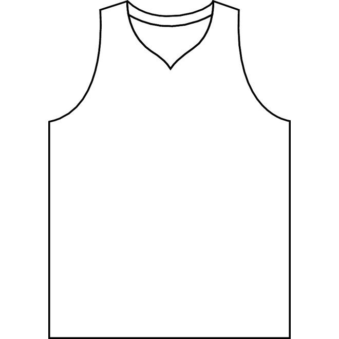Printable Template Jersey ClipArt Best