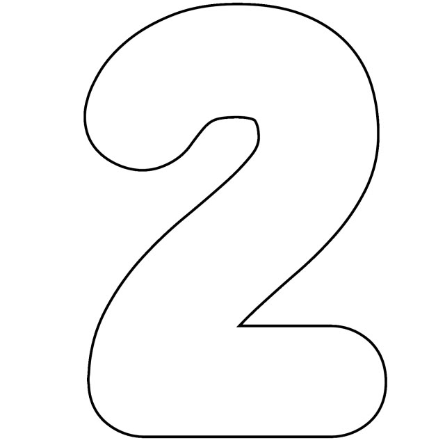 Printable Template Numbers