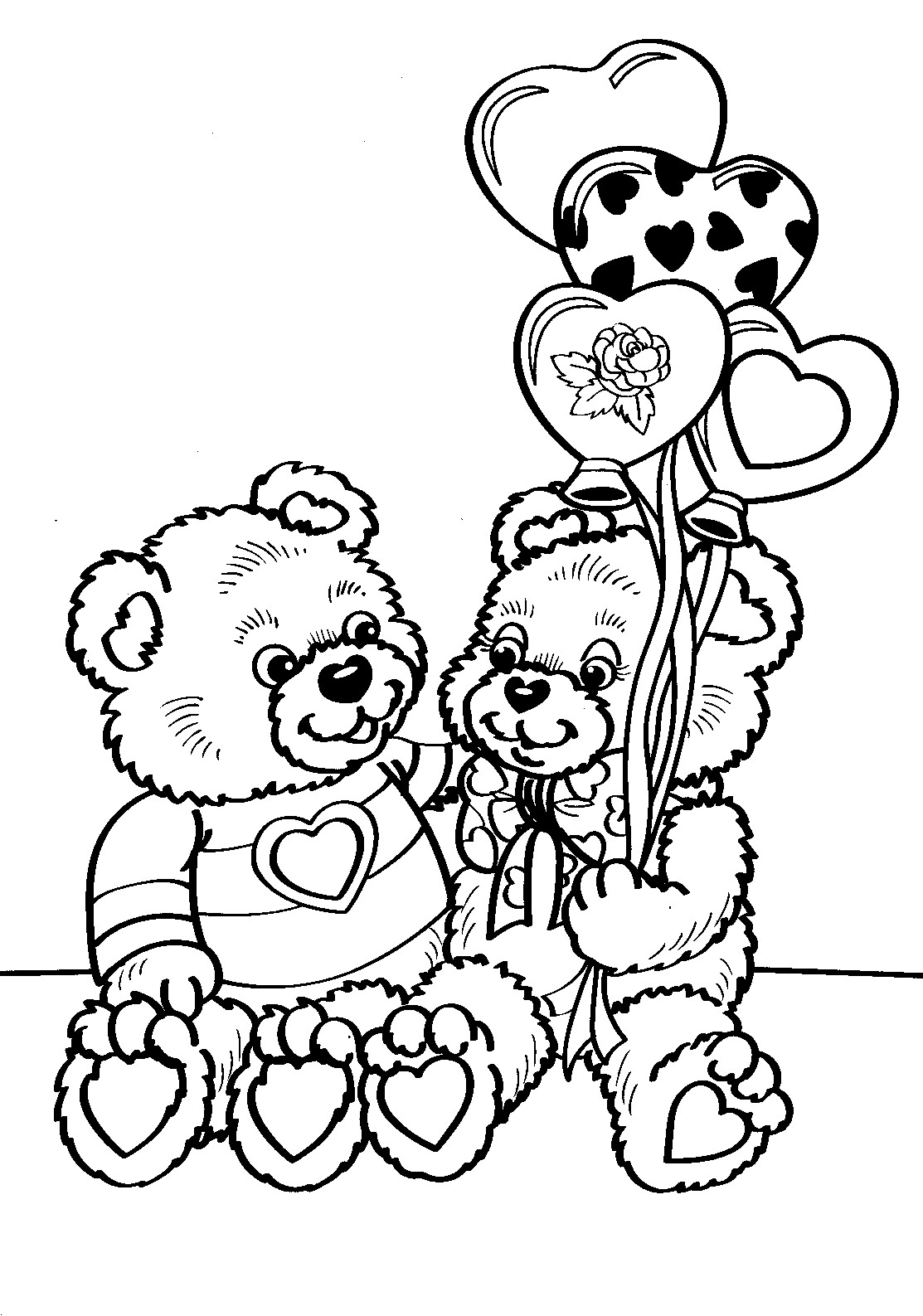 Printable Valentines Coloring Sheets Hard Coloring Pages
