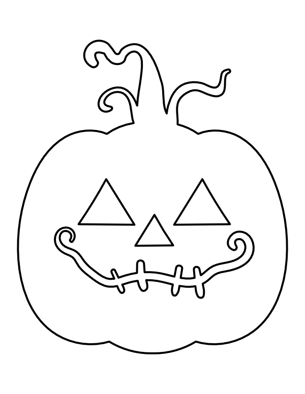 Printable Whimsical Jack o 39 lantern Coloring Page