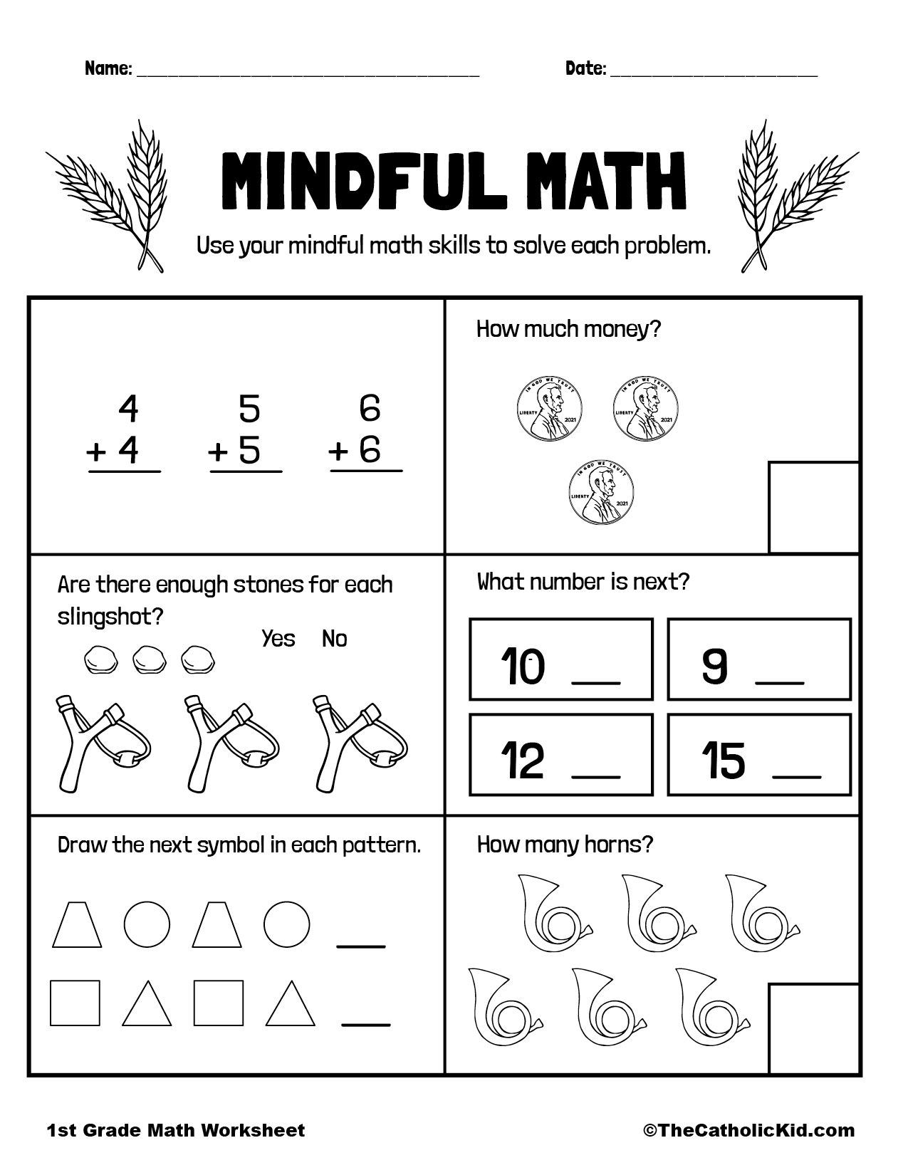 Printable Worksheet To Help Students Learn How To Make Their Own Math 