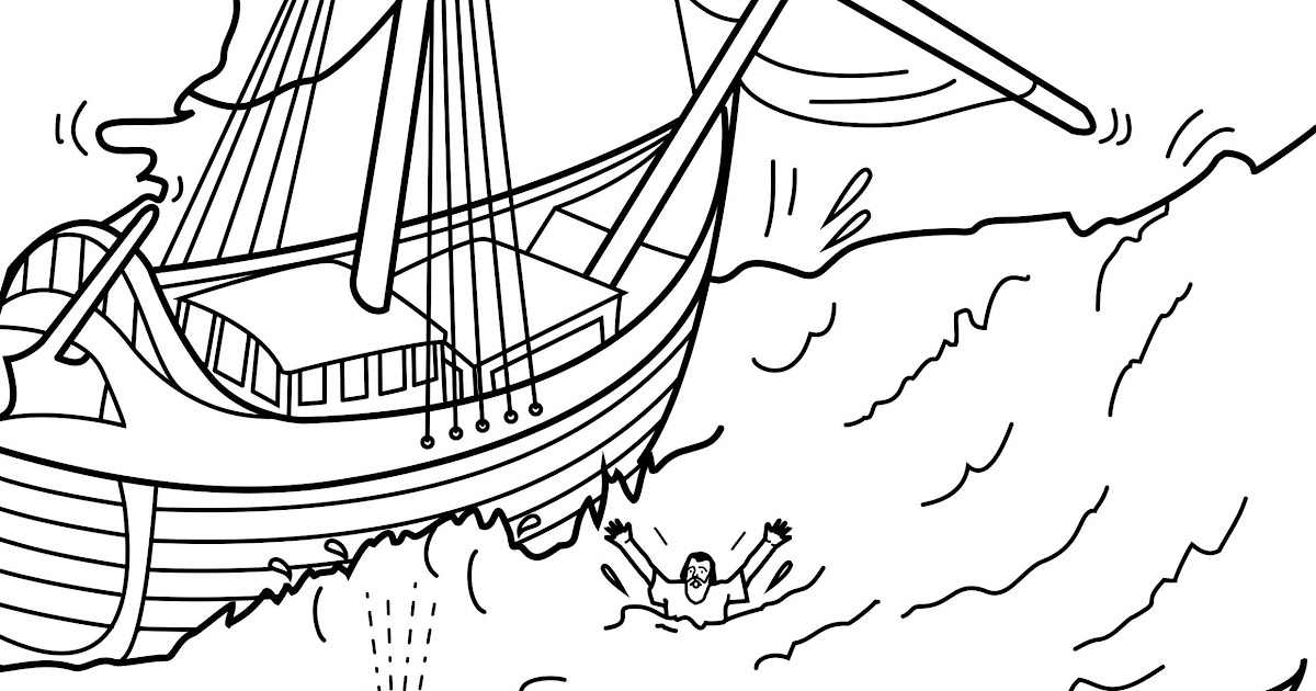  Prophet Jonah Coloring Pages