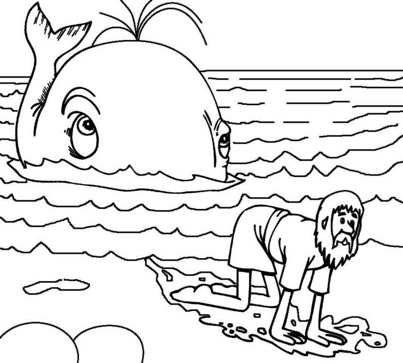 Prophet Jonah Coloring Pages