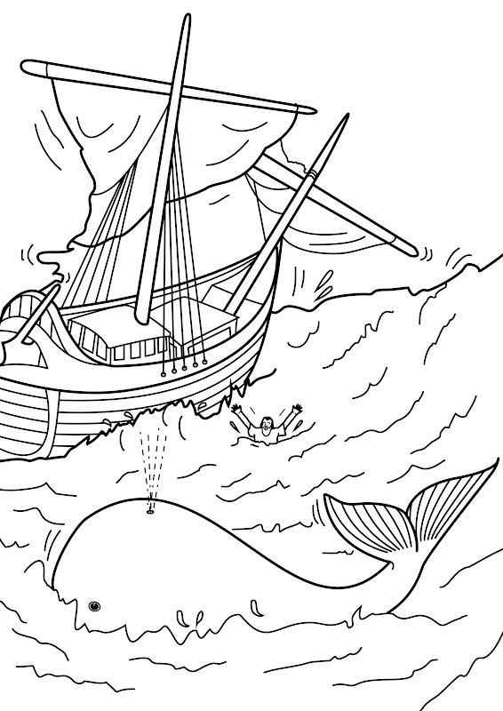 Prophet Jonah Coloring Pages