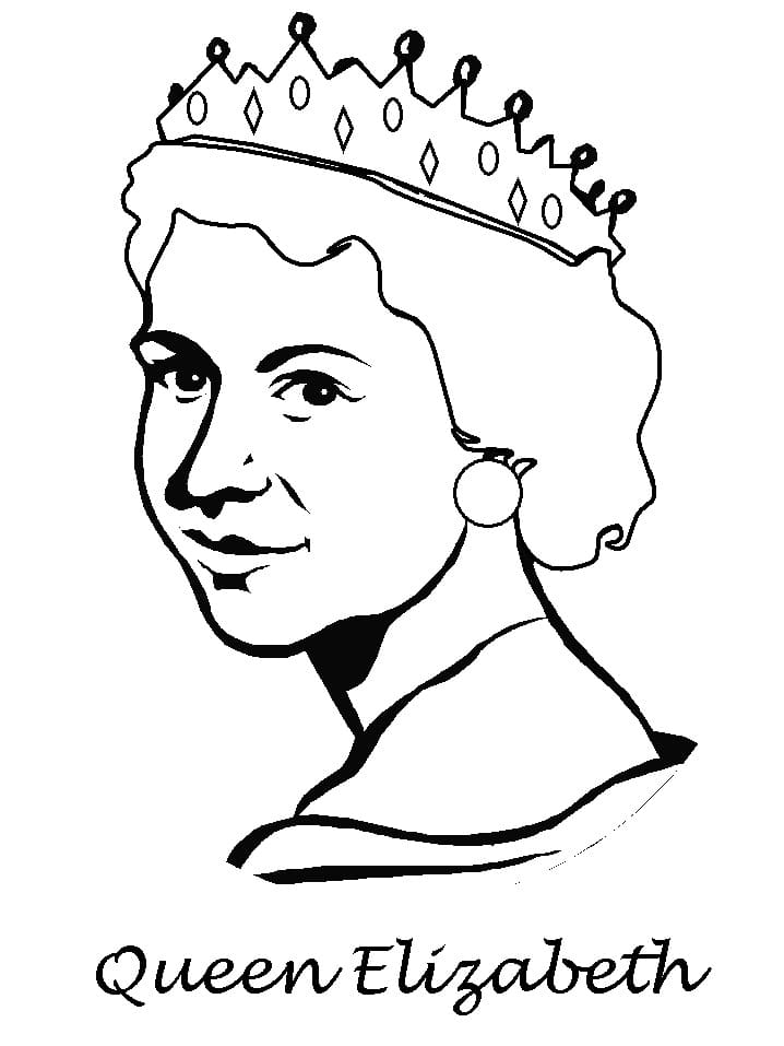 Queen Elizabeth Coloring Page Free Printable Coloring Pages For Kids