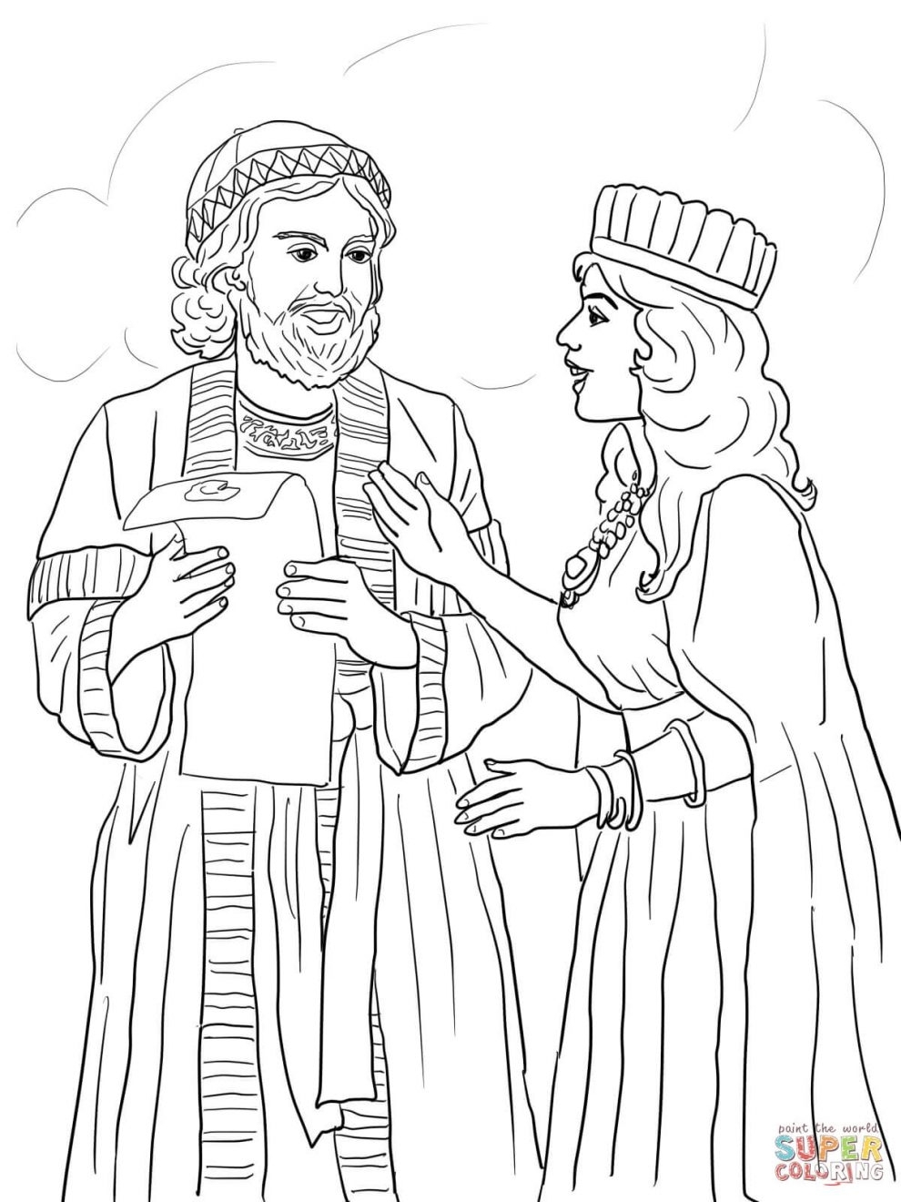 Queen Esther Coloring Pages Printable At GetColorings Free 