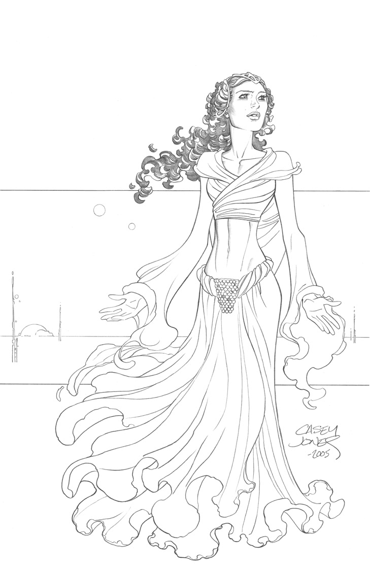 Queen Padme Amidala Coloring Page Free Printable Coloring Pages