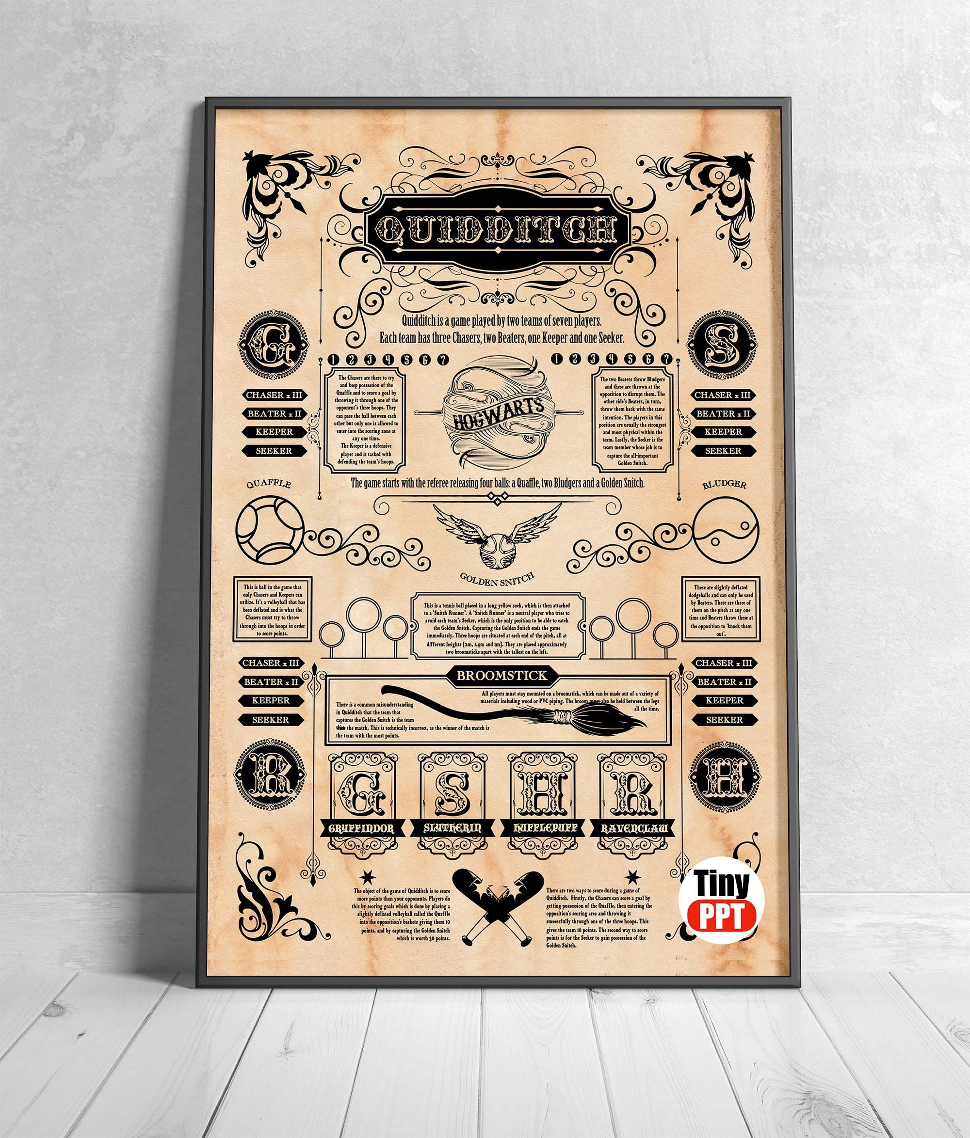 Quidditch Template Free Printable
