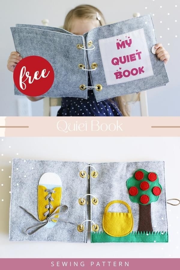 Quiet Book FREE Sewing Pattern Sew Modern Kids Quiet Book Patterns 