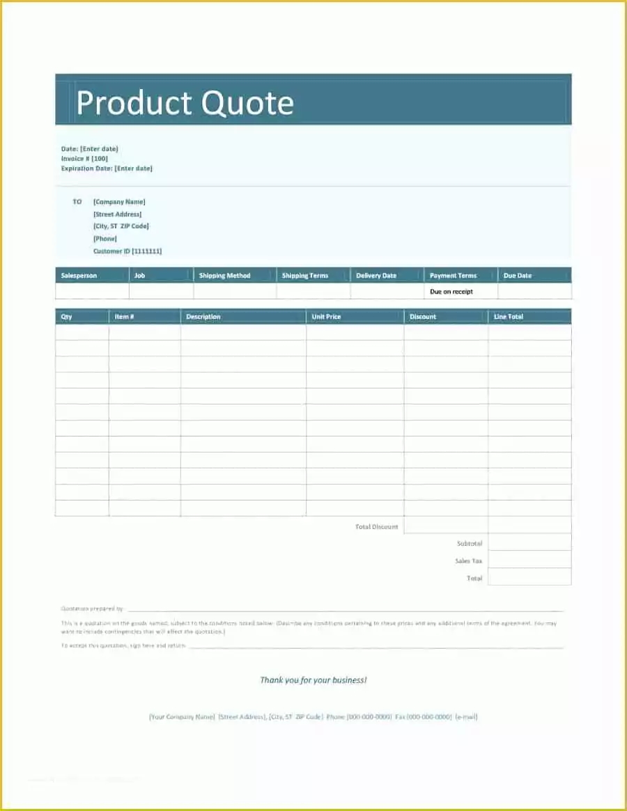 Quotation Template Excel Free Download Of Excel Price Quotation Simple