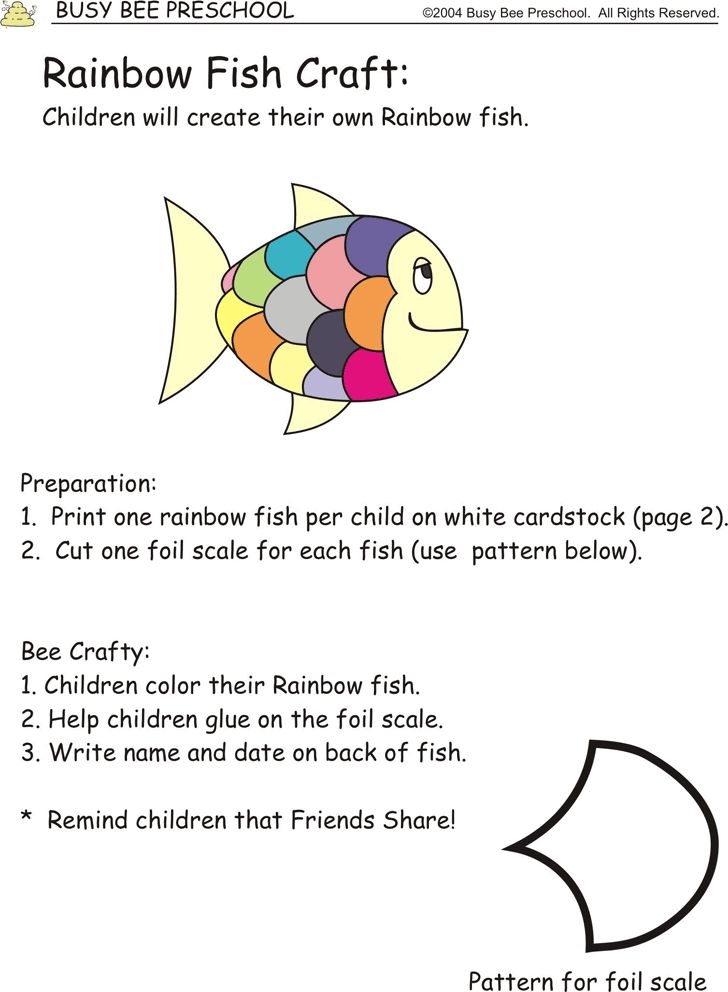 rainbow fish template pdf