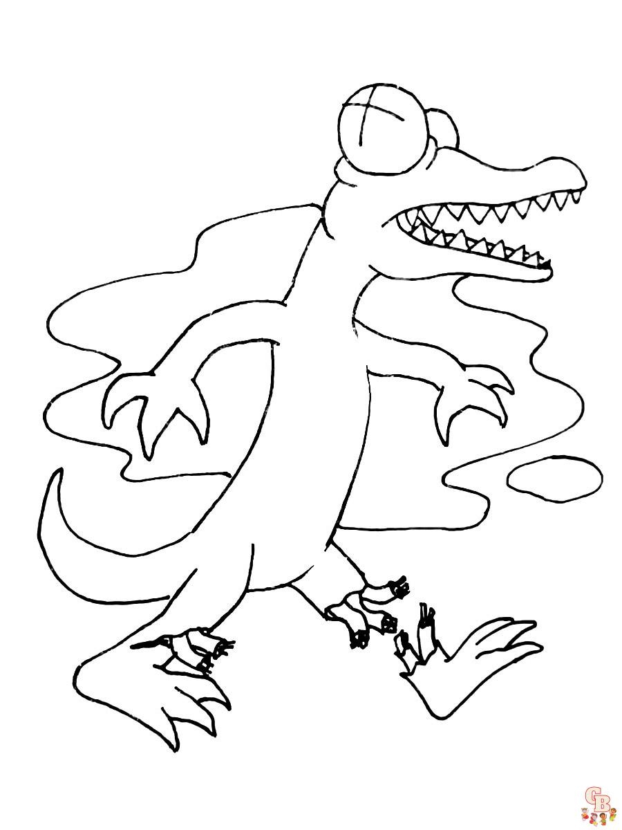 coloring page rainbow