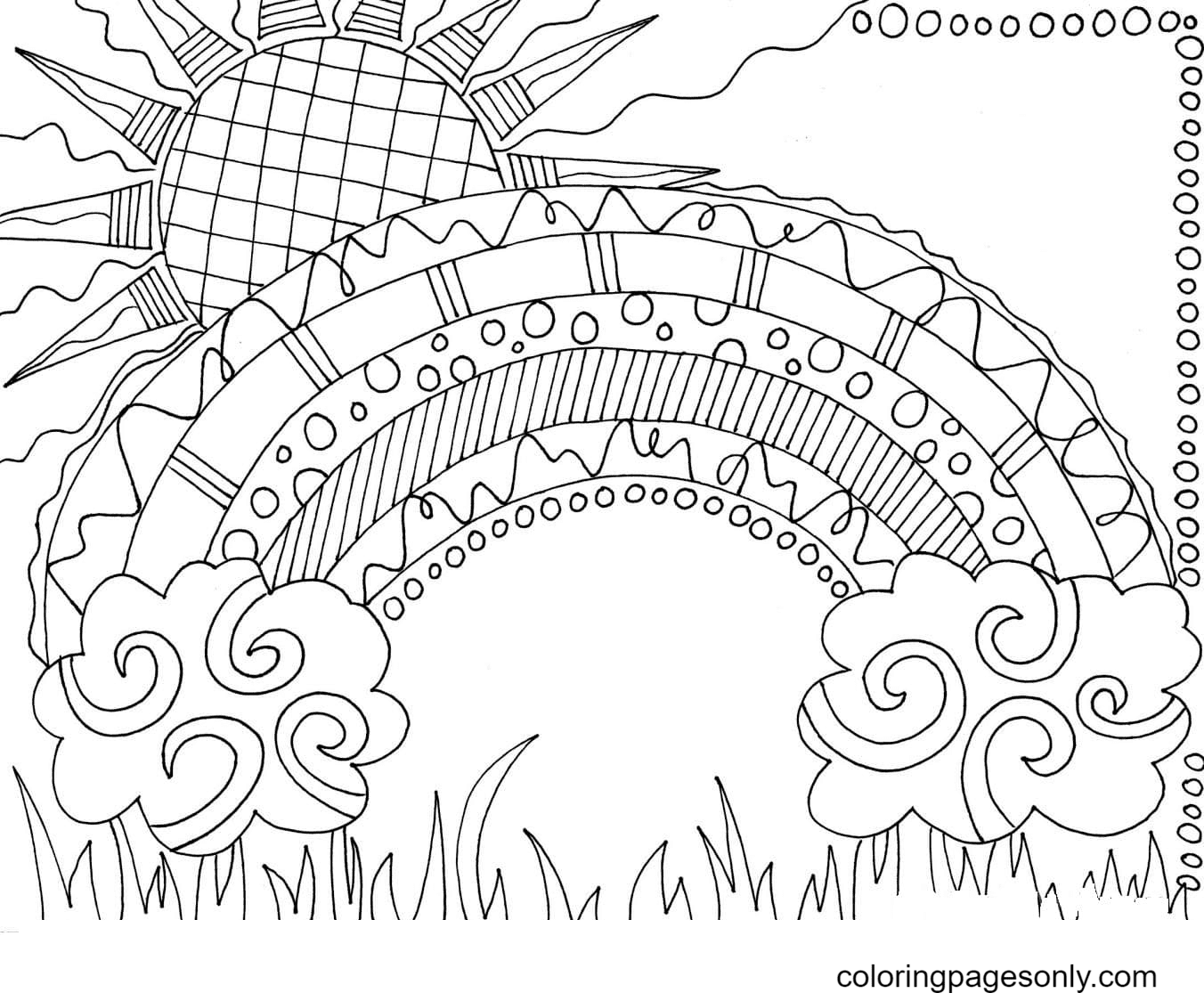 free printable rainbow patterns