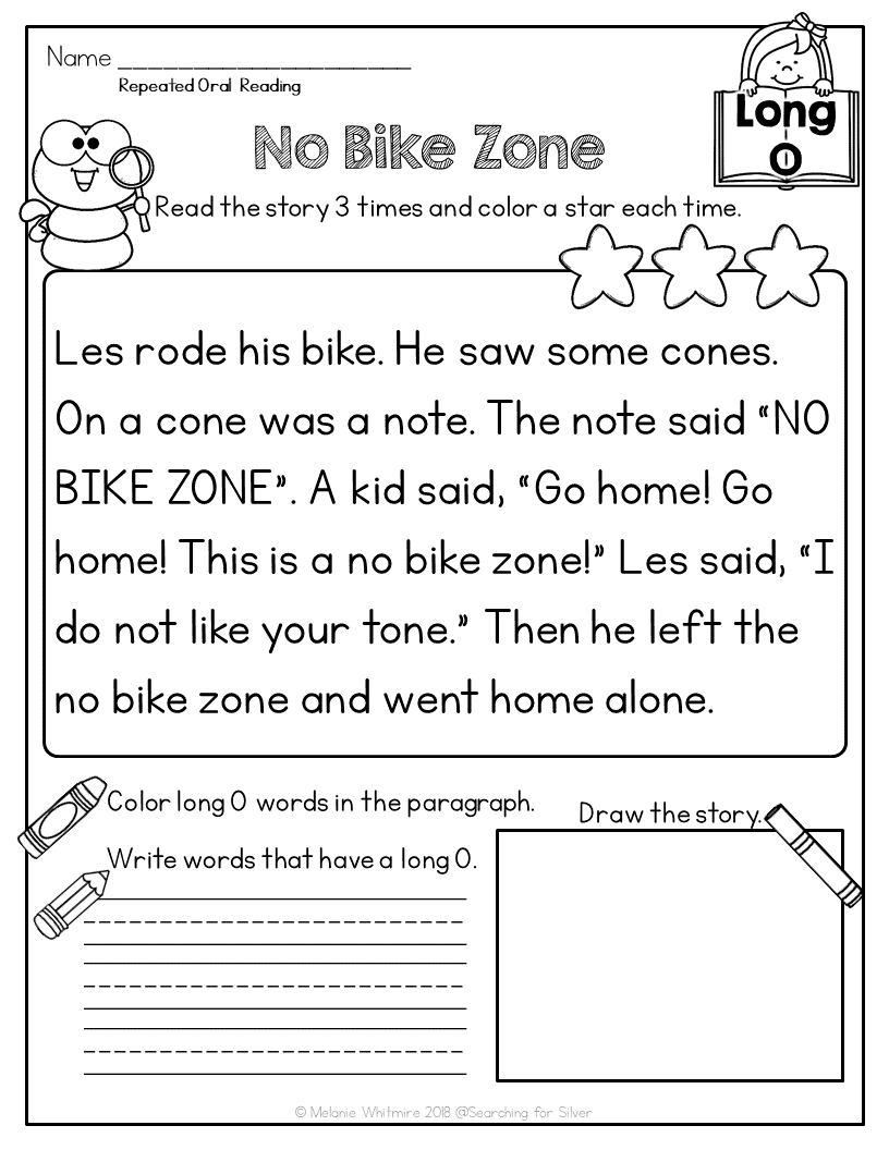Reading Fluency Passages Silent E Made By Teachers