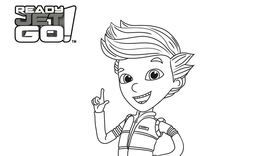 Ready Jet Go Coloring Pages Coloring Book