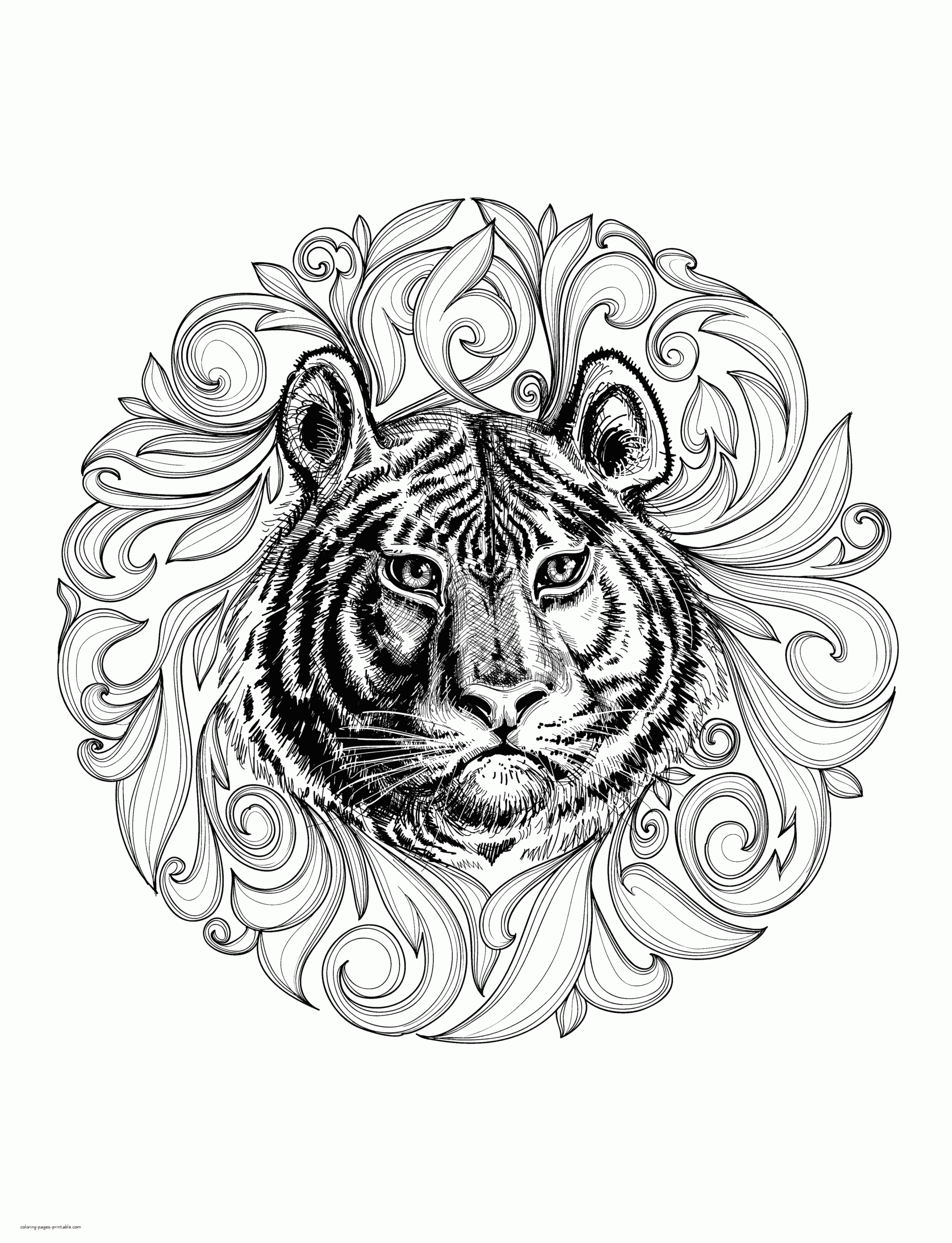Realistic Coloring Pages Adults Tattoo