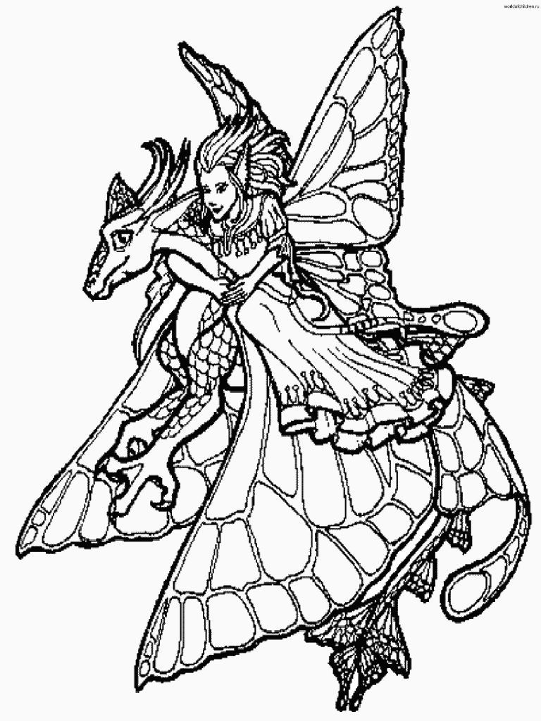 realistic dragon coloring pages free