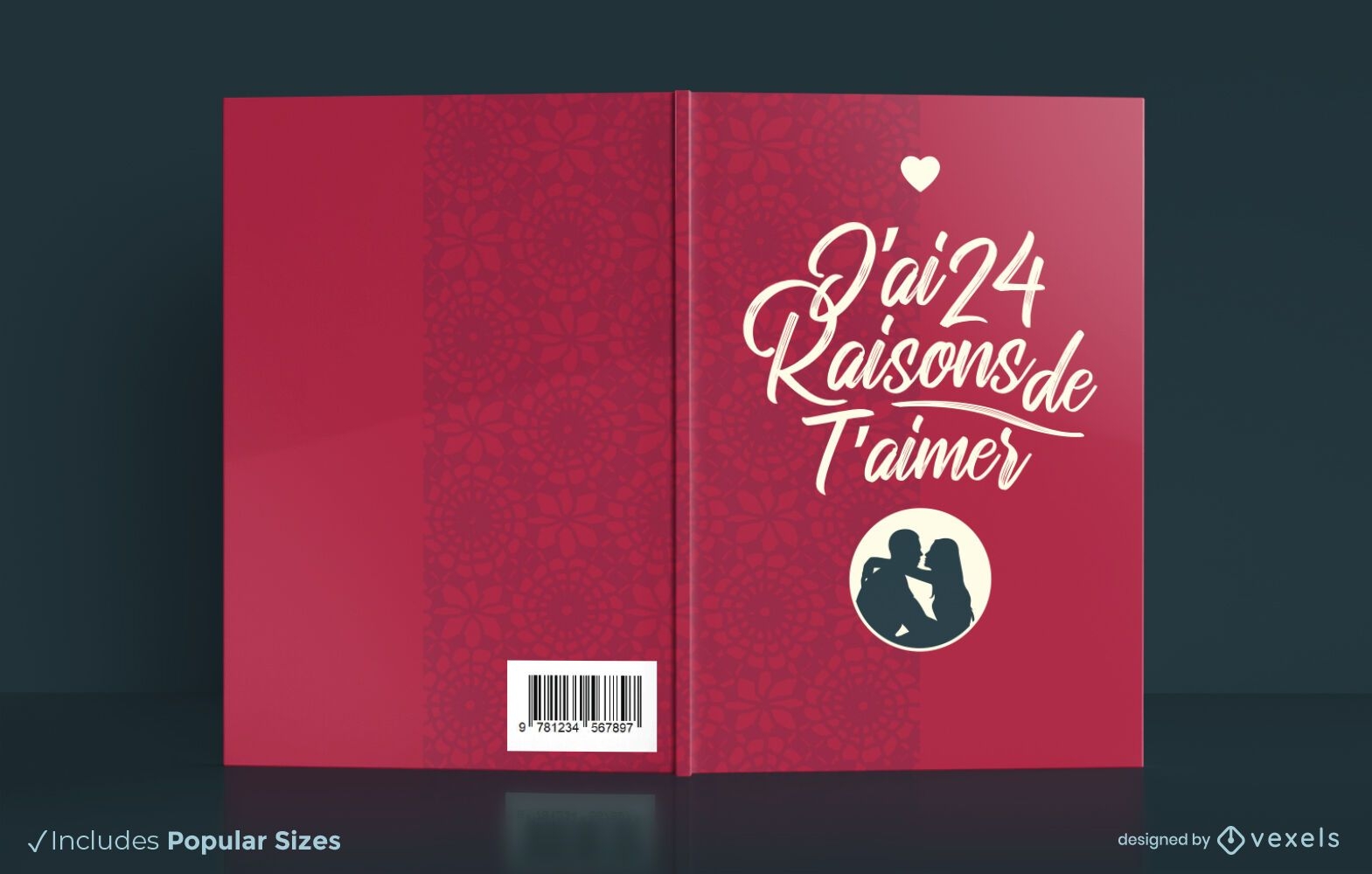 Reasons To Love You Book Cover Design Vector Download