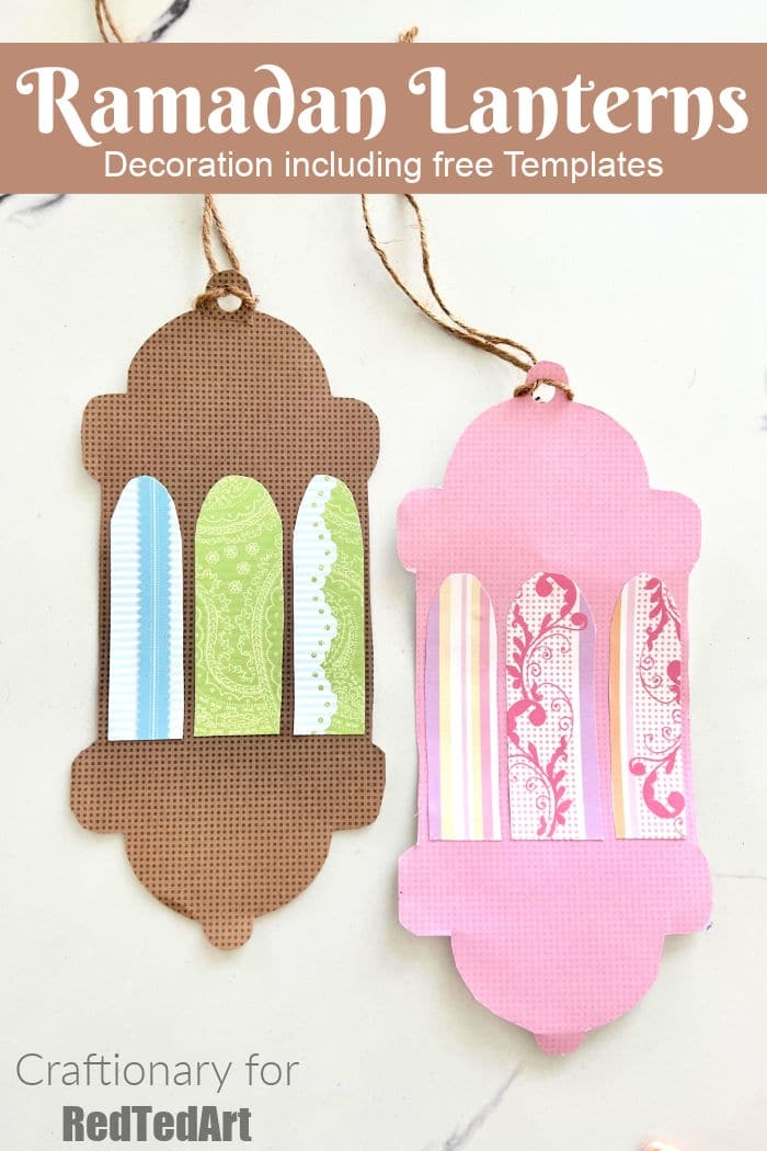 ramadan lantern craft template