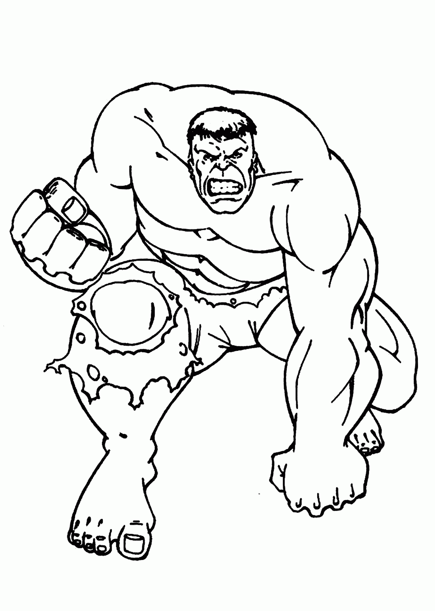 Red Hulk Coloring Pages Coloring Home