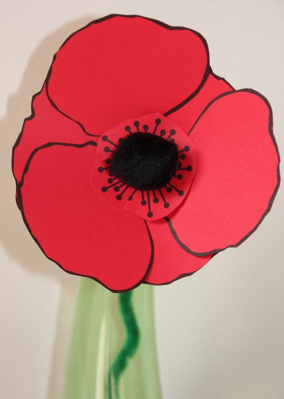 Red Paper Poppies