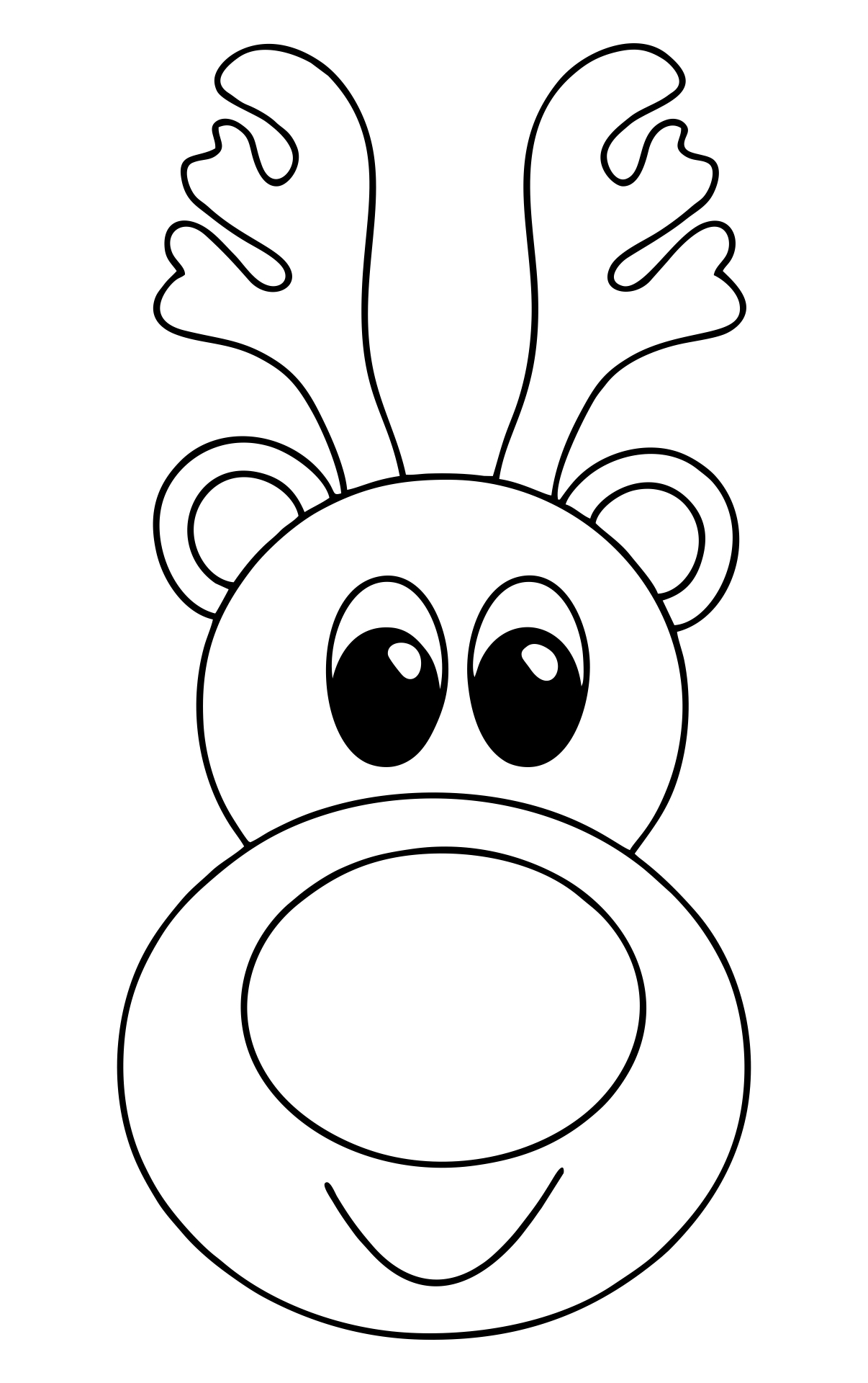 Reindeer Faces 10 Free PDF Printables Printablee