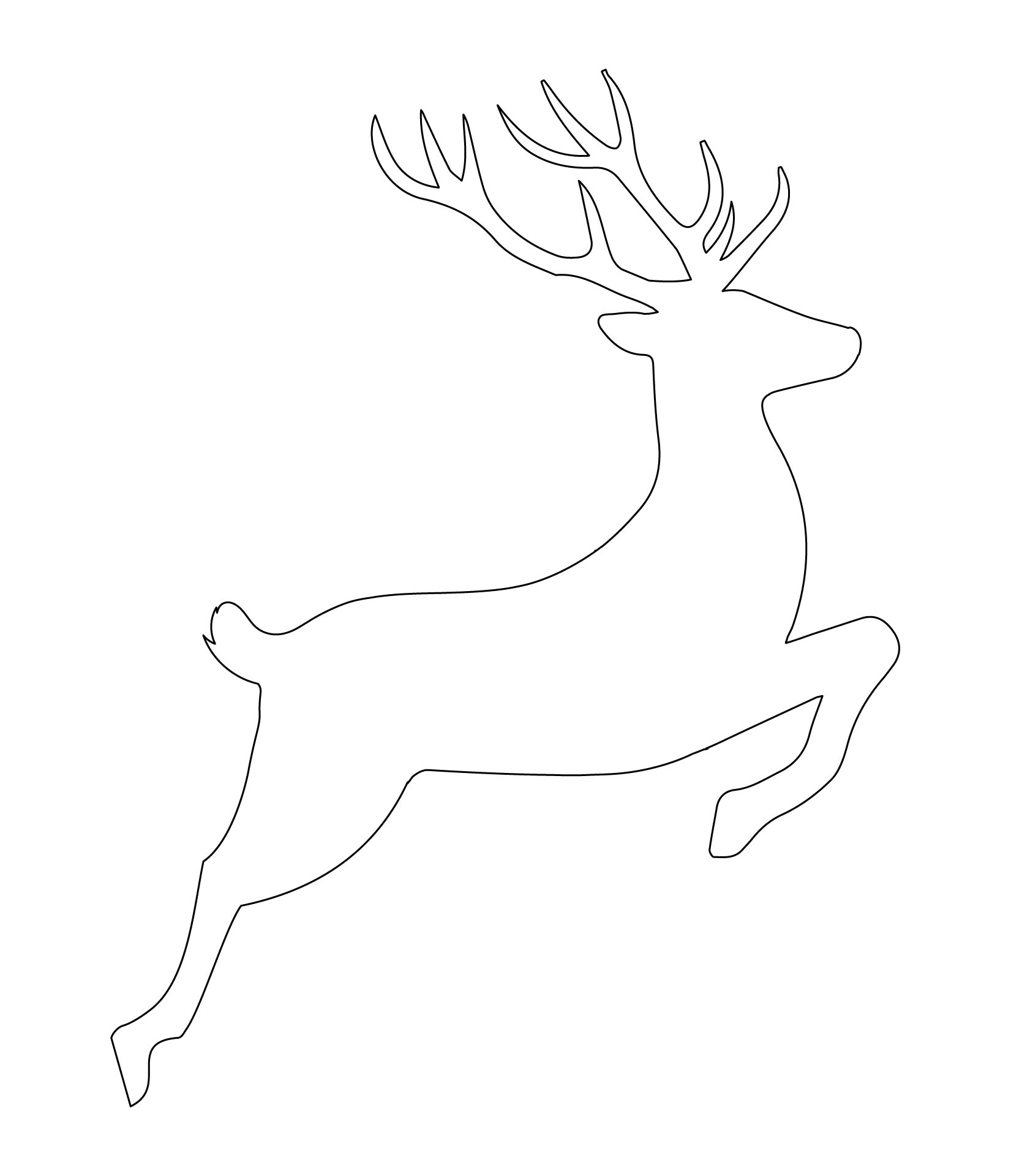 free printable reindeer pictures