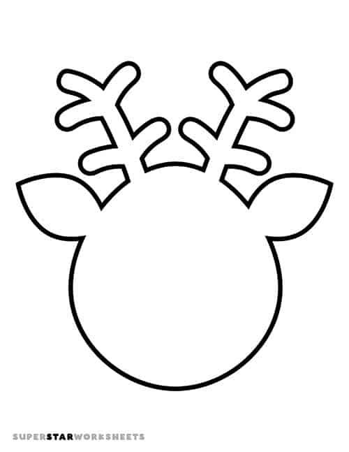 Reindeer Template Superstar Worksheets Worksheets Library