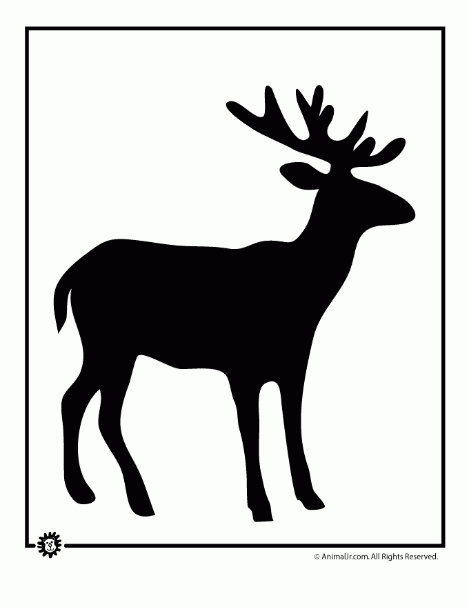 Reindeer Template Woo Jr Kids Activities